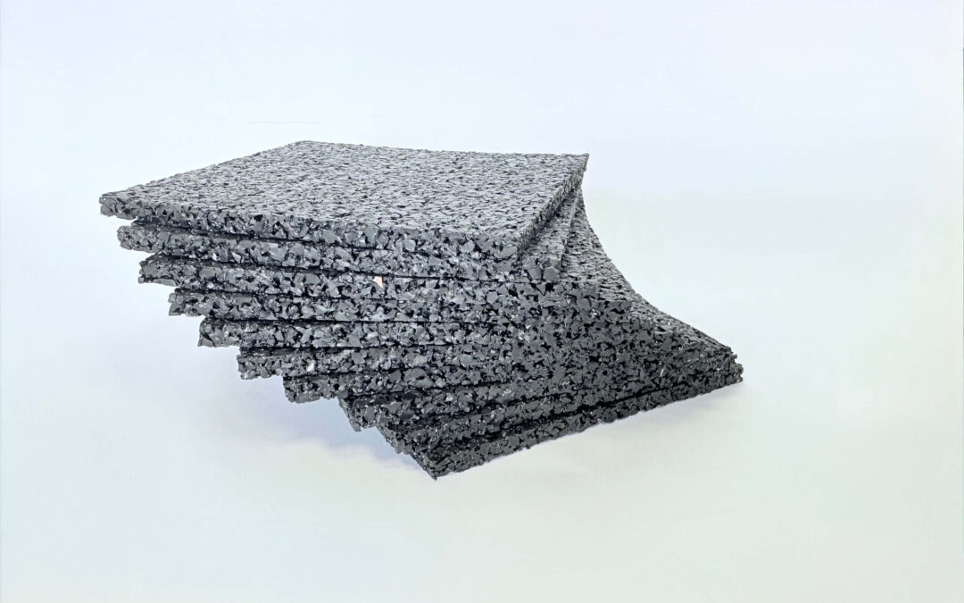 Podkładka z regranulatu pod legary MIX 750kg/m3 5 mm SCP Select 0,1×0,1m